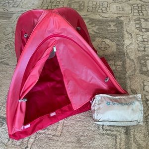 American Girl Doll Great Outdoors Tent + Sleeping Bag